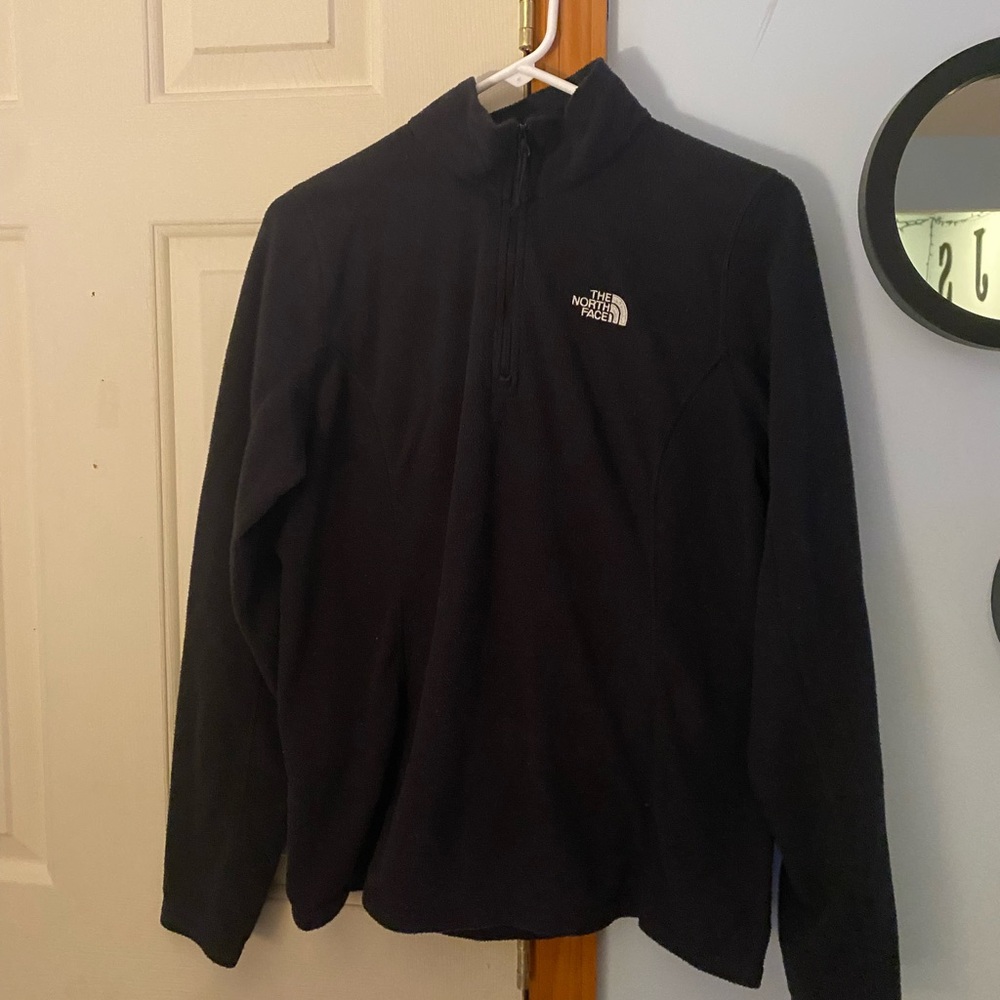 North Face Black 1/4 Zip